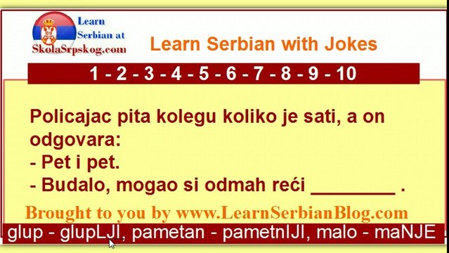 Serbian Language Podcast with Jeremija - Numbers