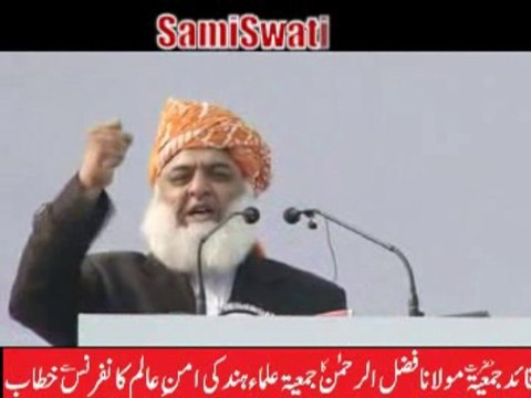 Maulana Fazal Ur Rehman Speech India RaamLeela Ground 15/12/2013 World Peace Conference Part-01