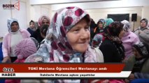 TOKİ MEVLANA ÖĞRENCİLERİ MEVLANAYI İLAHİLERLE ANDILAR