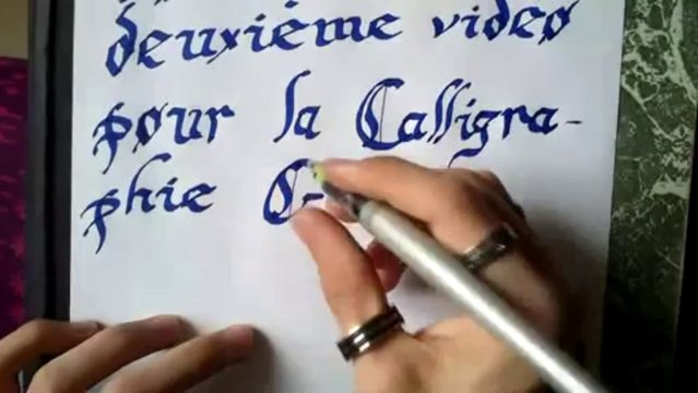 Calligraphie Gothique
