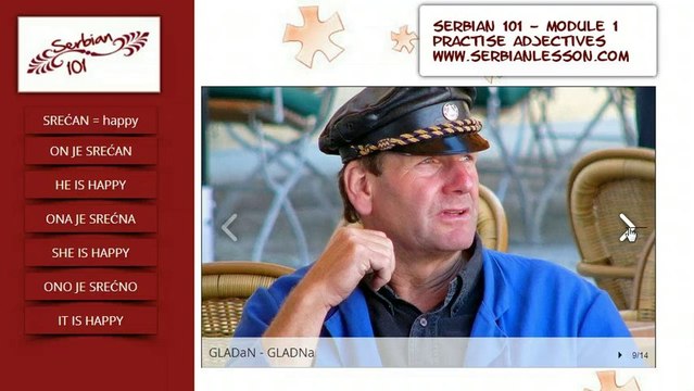 Serbian 101 - Practising Serbian Adjectives with To Be
