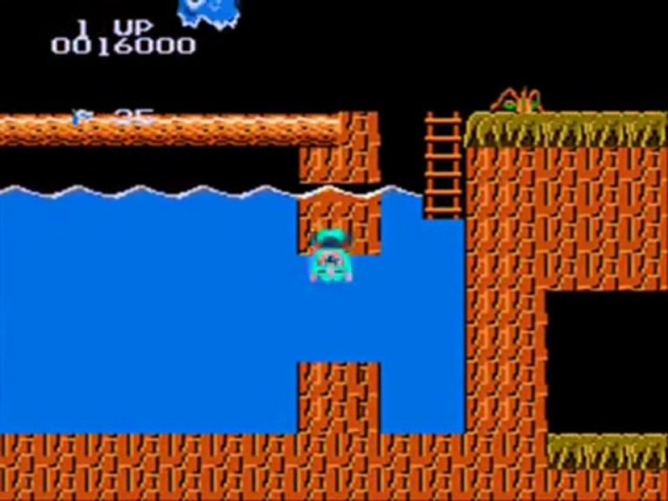 Super Pitfall Gameplay (NES)