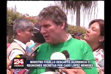 Daniel Figallo descartó que el Gobierno sostenga reuniones secretas