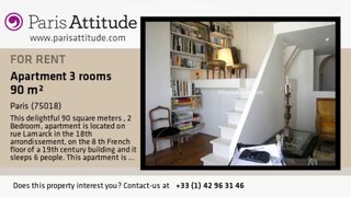 2 Bedroom Apartment for rent - Sacré Cœur, Paris - Ref. 803