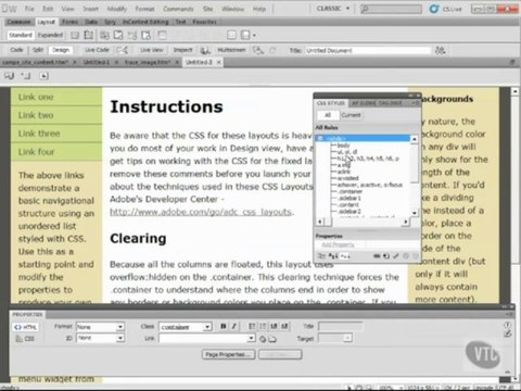 Dreamweaver CS5. Laying Out Your Pages