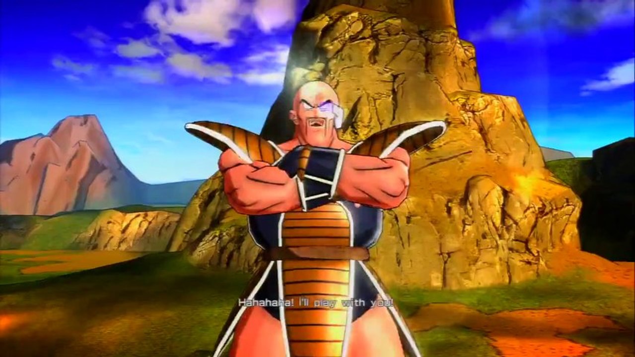 Dragonball Z Battle of Z Nappa Gameplay