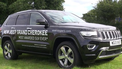 The New 2014 Jeep Grand Cherokee Overland with 8 speed gearbox