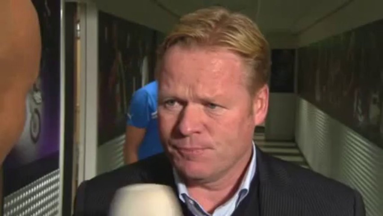 20-11-2011 Ronald Koeman vooraf aan Vitesse - Feyenoord