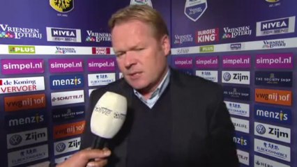 20-11-2011 Ronald Koeman na Vitesse - Feyenoord