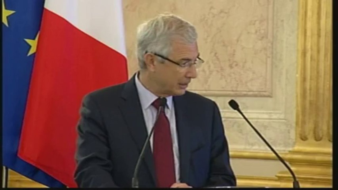 Conférence de presse de M. Claude Bartolone, président de l'Assemblée nationale - Vendredi 12 Juillet 2013