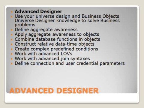 sap business objects online tarining /classes /free demo