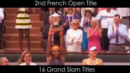 Serena Williams - French Open Winner 2013