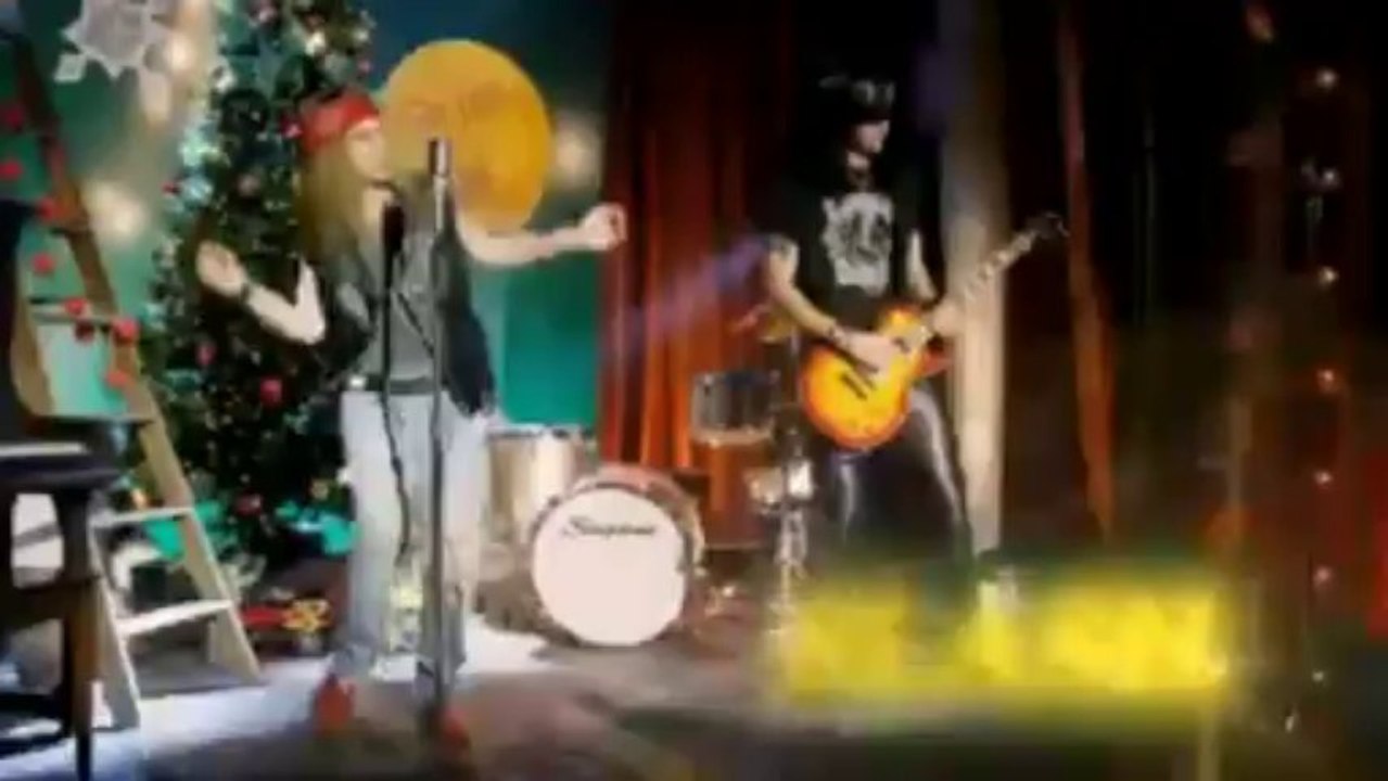 Slash & Axl Rose Parody - SNL "Christmas Album" 21/12/2013