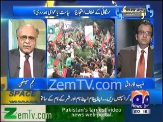 PTI Protest for their Political Gain it has nothing to do with national Interest - Najam Sethi