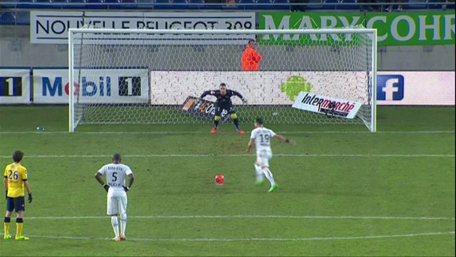 But Romain ALESSANDRINI (41ème pen) - FC Sochaux-Montbéliard - Stade Rennais FC - (2-1) - 21/12/13 (FCSM - SRFC)