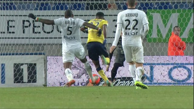 But Cédric BAKAMBU (71ème) - FC Sochaux-Montbéliard - Stade Rennais FC - (2-1) - 21/12/13 (FCSM - SRFC)