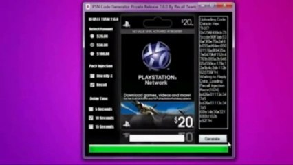 PSN Code Generator 2013 working no password