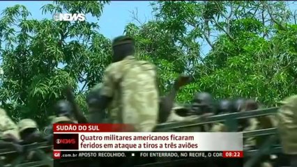 Ataque a aviões deixa quatro militares americanos feridos no Sudão do Sul