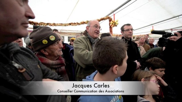 Thierry Ardisson et Chaunu avec les opposants au projet de centre d'enfouissement des déchets dans l'Orne