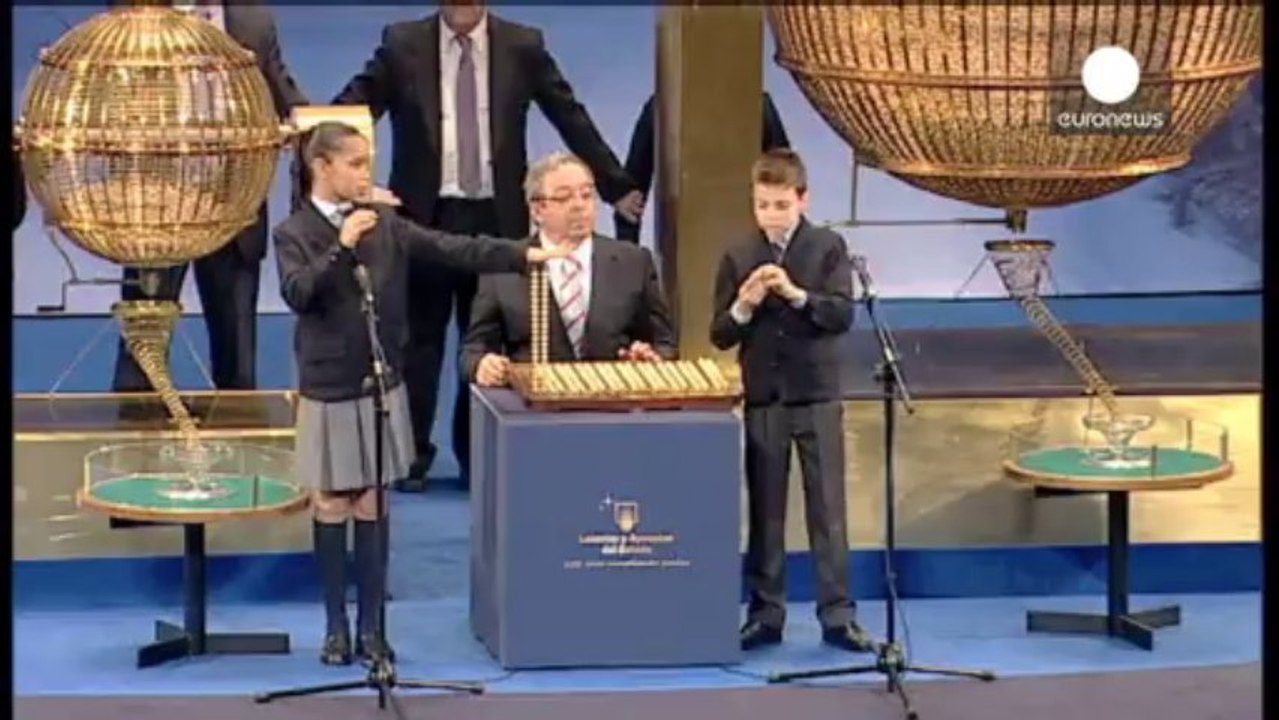 Two working-class towns big winners of Spain's "El Gordo" prize