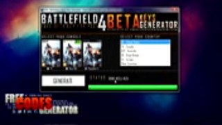 Battlefield 4 BETA Keys Generator FREE Codes [2013]
