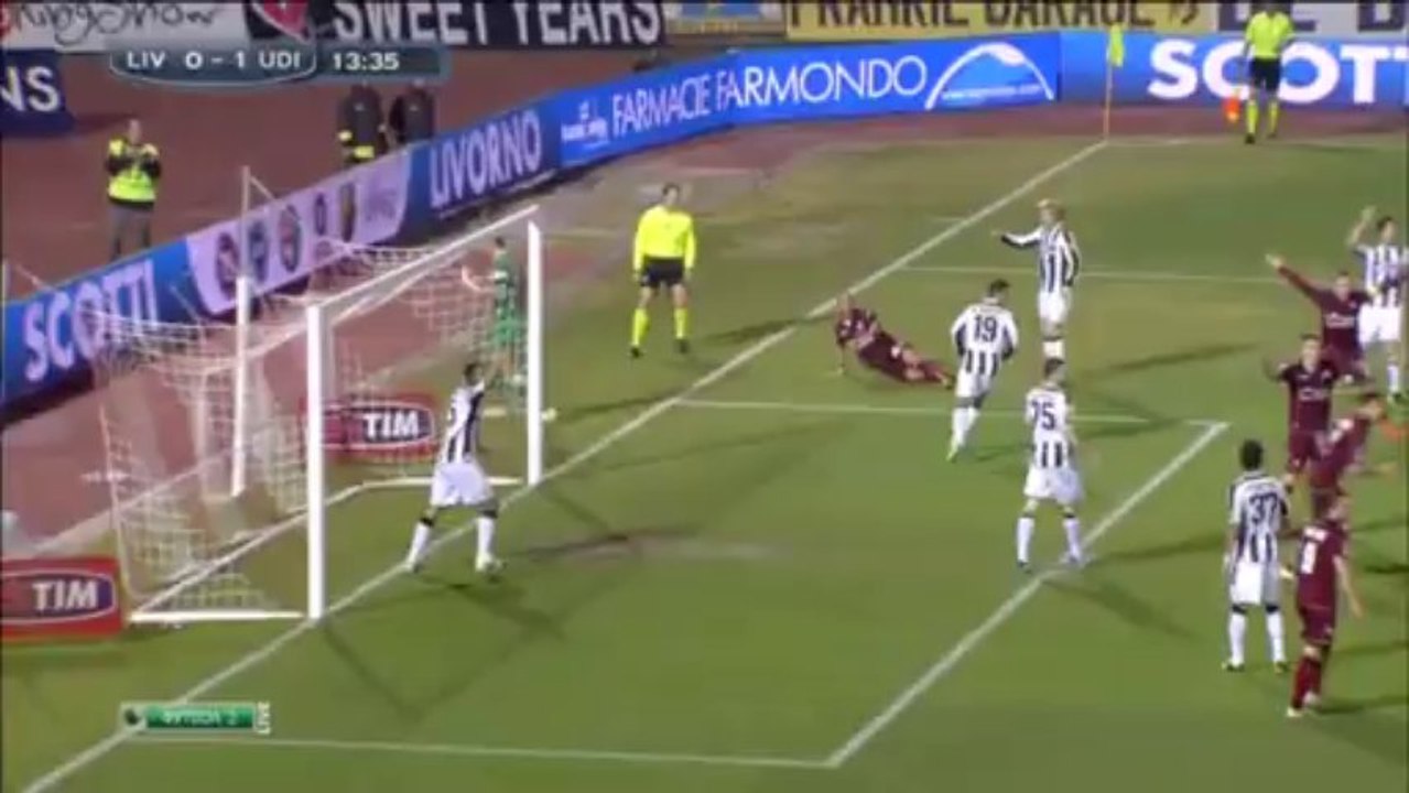 Pasquale Schiattarella dive against Udinese | 2013