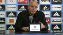 Conférence de presse après Marseille-Bordeaux