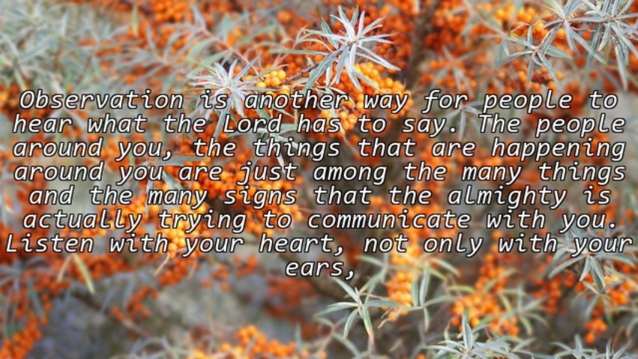 Establishing A Dialogue With God Successfully