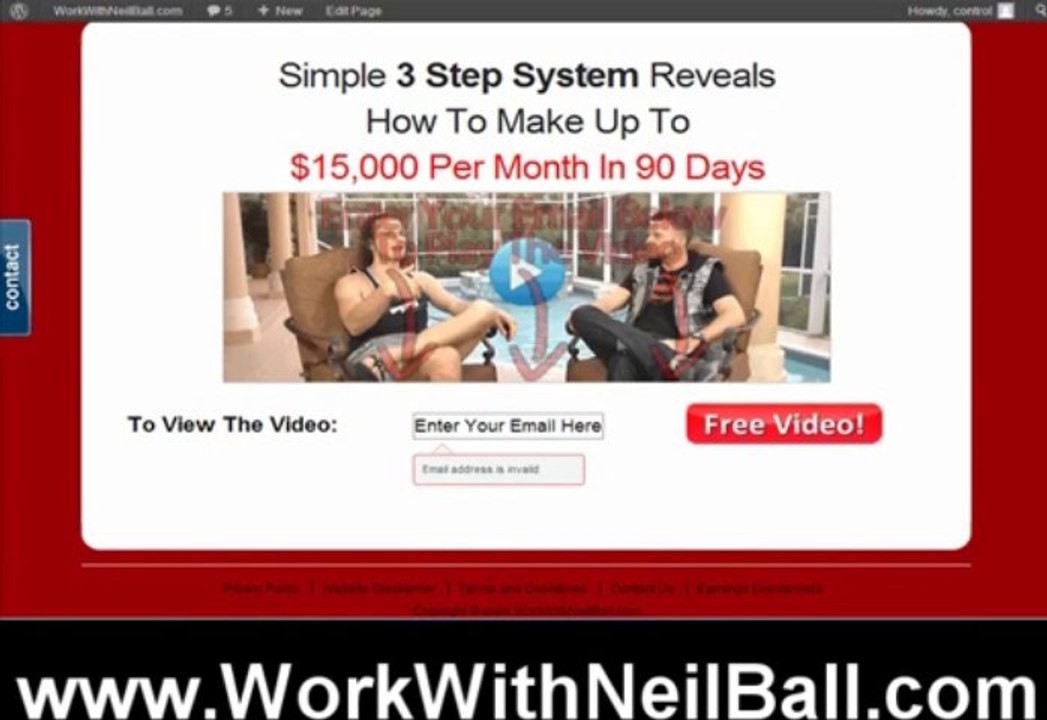 How To Create A Get Response Horizontal Opt In Form For WordPress