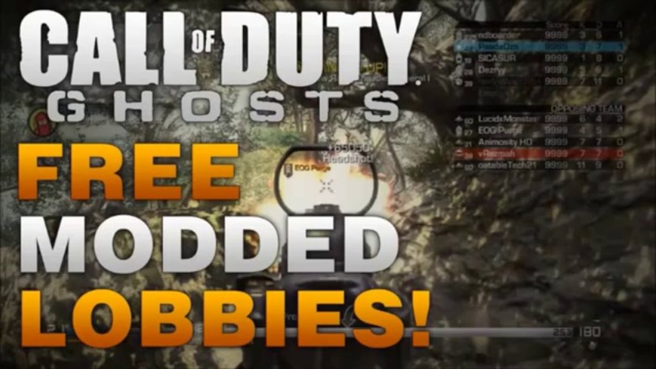CALL OF DUTY GHOSTS XBOX ONE_PS4 10TH PRESTIGE HACK LOBBY_SQ