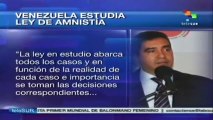 Pdte. Maduro estudiaría promulgar ley de amnistía a presos políticos