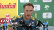 Faf du Plessis proud of character
