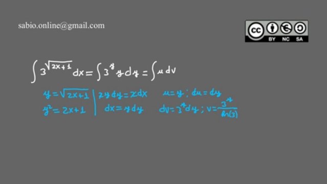 Integrales IX - Integración por partes