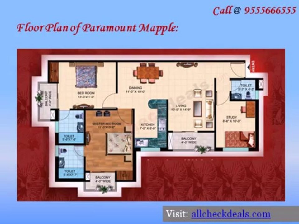 Paramount Mapple Residential House at Ghaziabad Call @ 9555666555