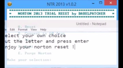 Norton 2013 Trial Reset v1.0.2 [2014 Updated]