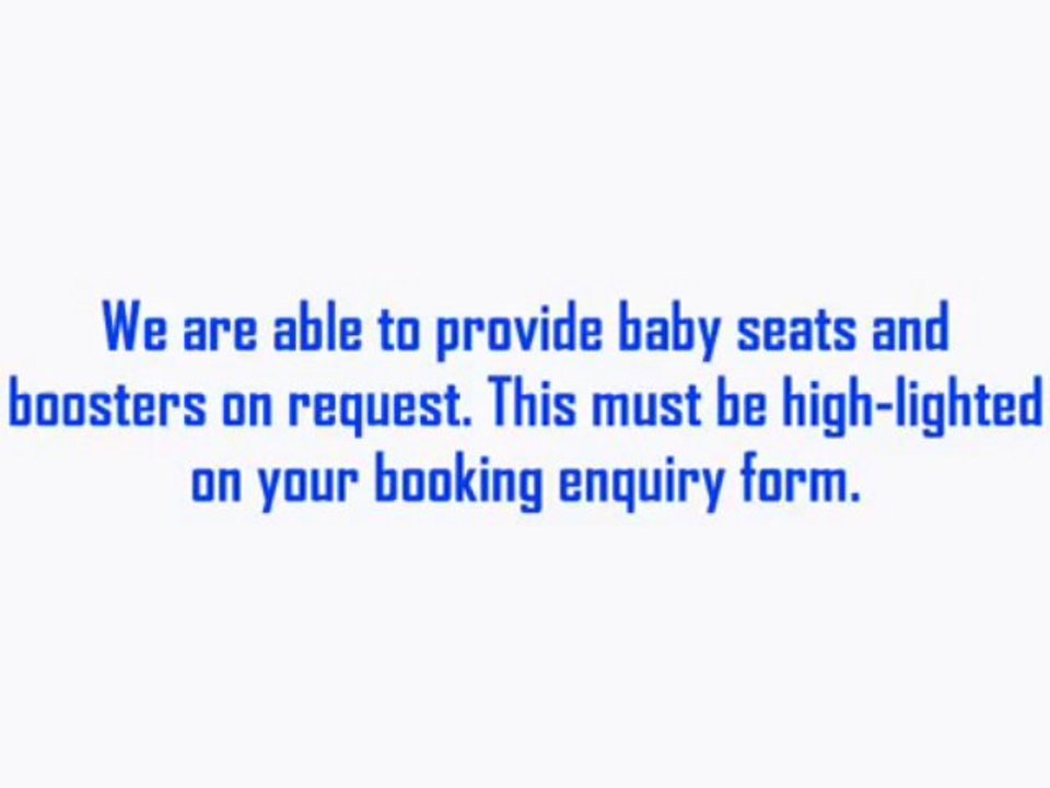 Baby seats and boosters while traveling with AlpyBus | Highlight on booking enquiry form