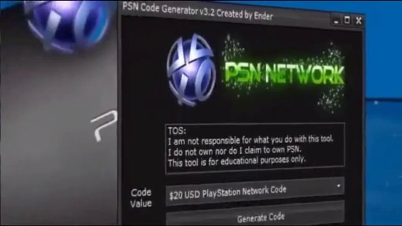 PSN Code Generator _ Brand new ] [ December 2013 ]