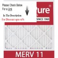 Clearance 12x20x1 Nordic Pure MERV 11 Air Condition Furnace Filters Qty 12