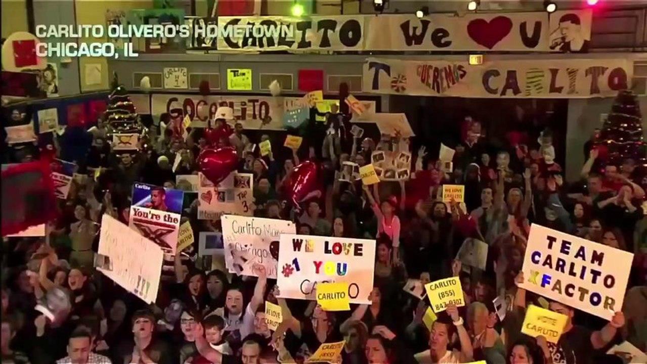 Top 3  Carlito Olivero Performs  Impossible  - THE X FACTOR USA 2013 (1)