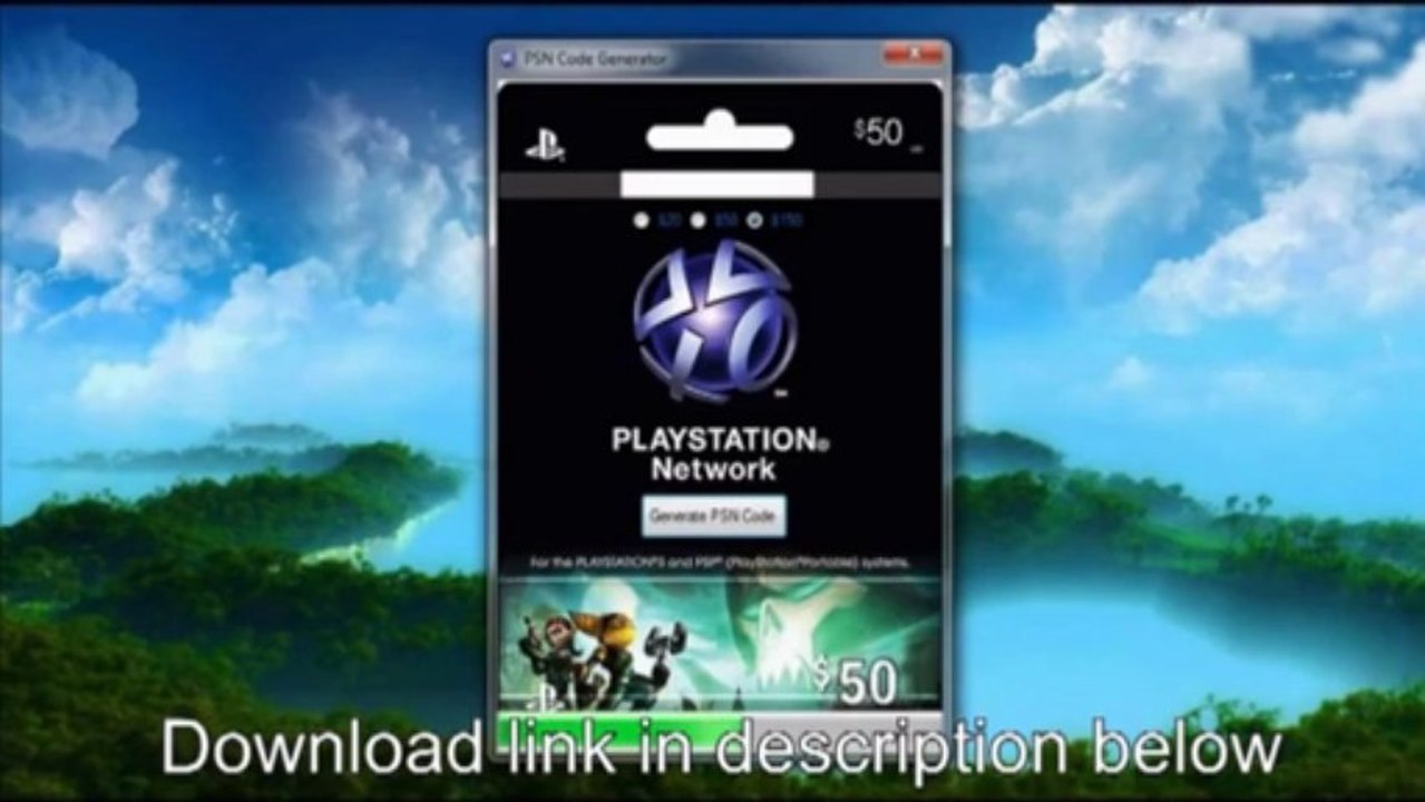 Psn Code Generator [ Working December 2013 ]