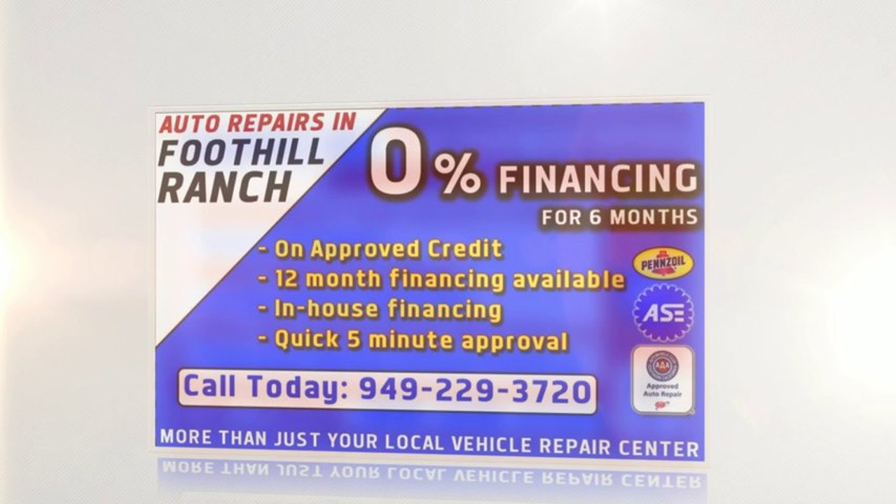 949-229-3720 Ford Filter Change Ladera Ranch 92610