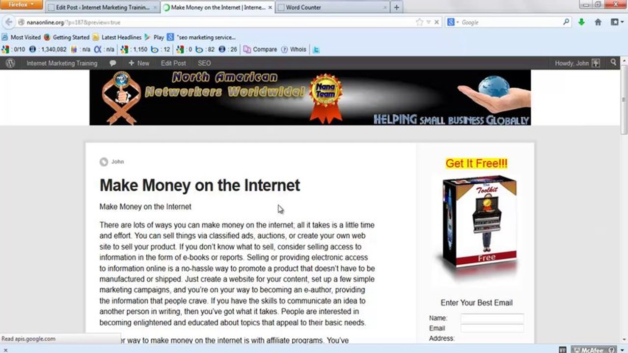 How To Use PLR Articles To Add Content To A Blog Part 3