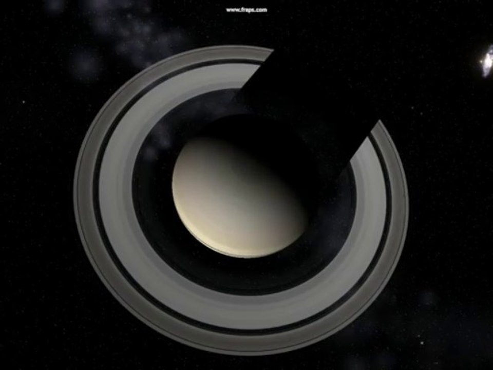 Camera move Saturn rotation