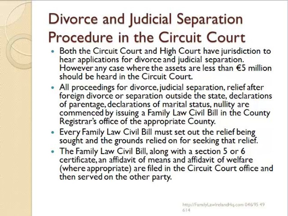 Divorce Law in Ireland-How to Get a Divorce