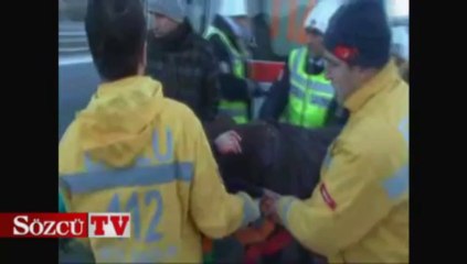 Cip kamyona arkadan çarptı 3 ölü, 3 yaralı