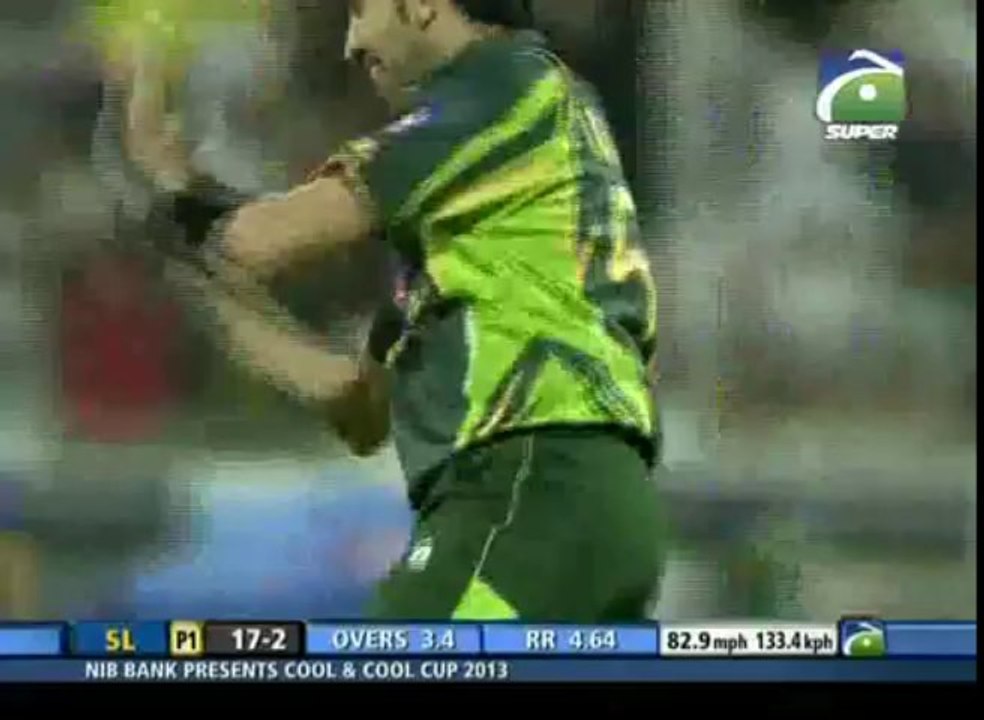 Pak vs Sri 3rd ODI- Umar Gul Brilliant Bowling