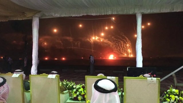 Tir à balles réelles en pleine nuit en Arabie Saoudite