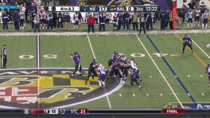 Patriots defense, 4th down failed