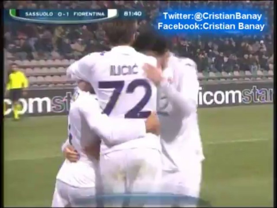 Sassuolo 0 Fiorentina 1 (Relato Julian Bricco) Seria A Tim 2013-14