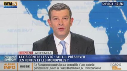 La chronique éco de Nicolas Doze: Taxi contre les VTC: Faut-il préserver les rentes et les monopoles ?